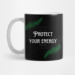 Protect Your Energy | Introvert Art Mug